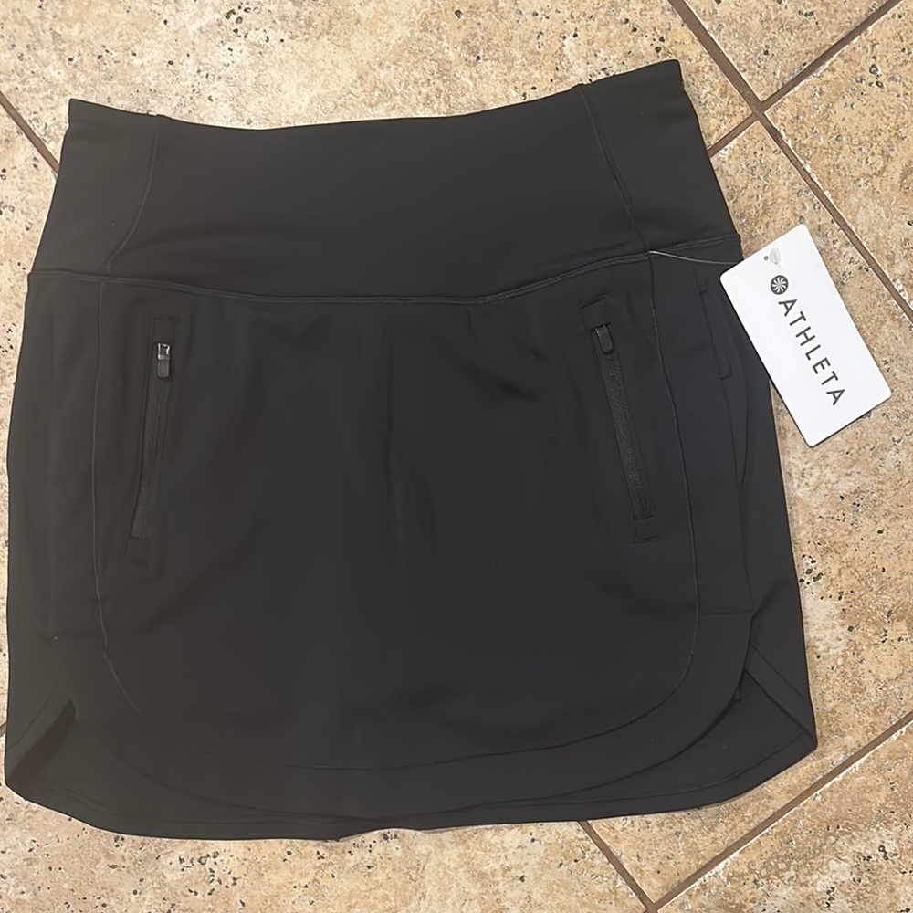 Athleta Black Skort with Pockets